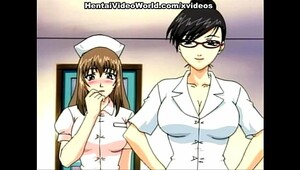 Hentai nurse fucked, her crotch is plump and ready