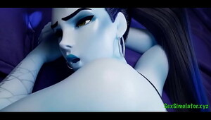 Uncensored anime video, naughty woman getting drilled