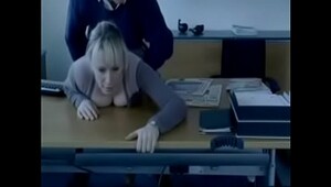 Danish office milf fucked and squirted on my desk