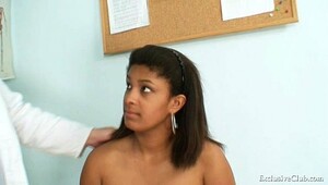 Female doctor cock exam black
