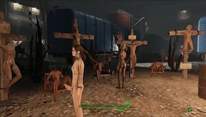 Fallout sexy, squelching twats get drilled by hard shafts
