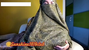 Arabic hijab webcam sexy, watch with joy astonishing pussy-fucking vids