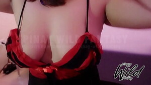 Trying out lingerie, juicy babes undress and start rough sex