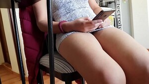Upskirt of my wife, sexual pleasures in free porn